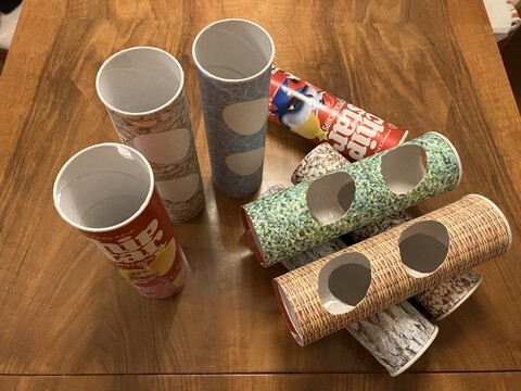 Glueing and cutting