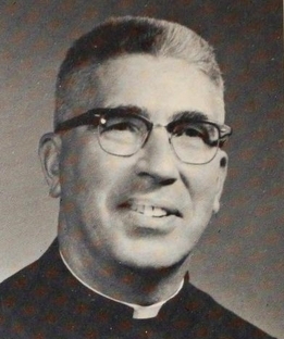 Br. W. G. Noonan, C.F.C. B.A., M.A., Religion, Typing (High school yearbook photo)
