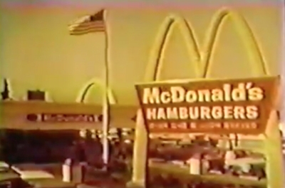 Mid-1960's McDonald's commercial on American TV