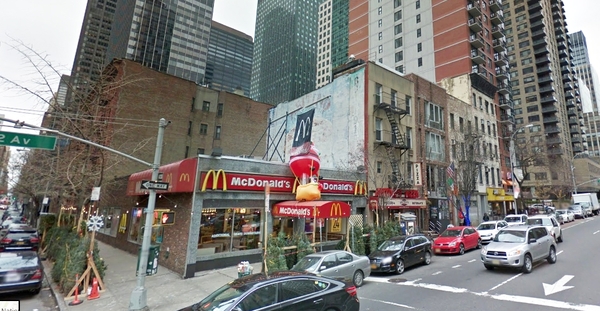 The McDonald's that used to be located at Second Avenue and 39th Street